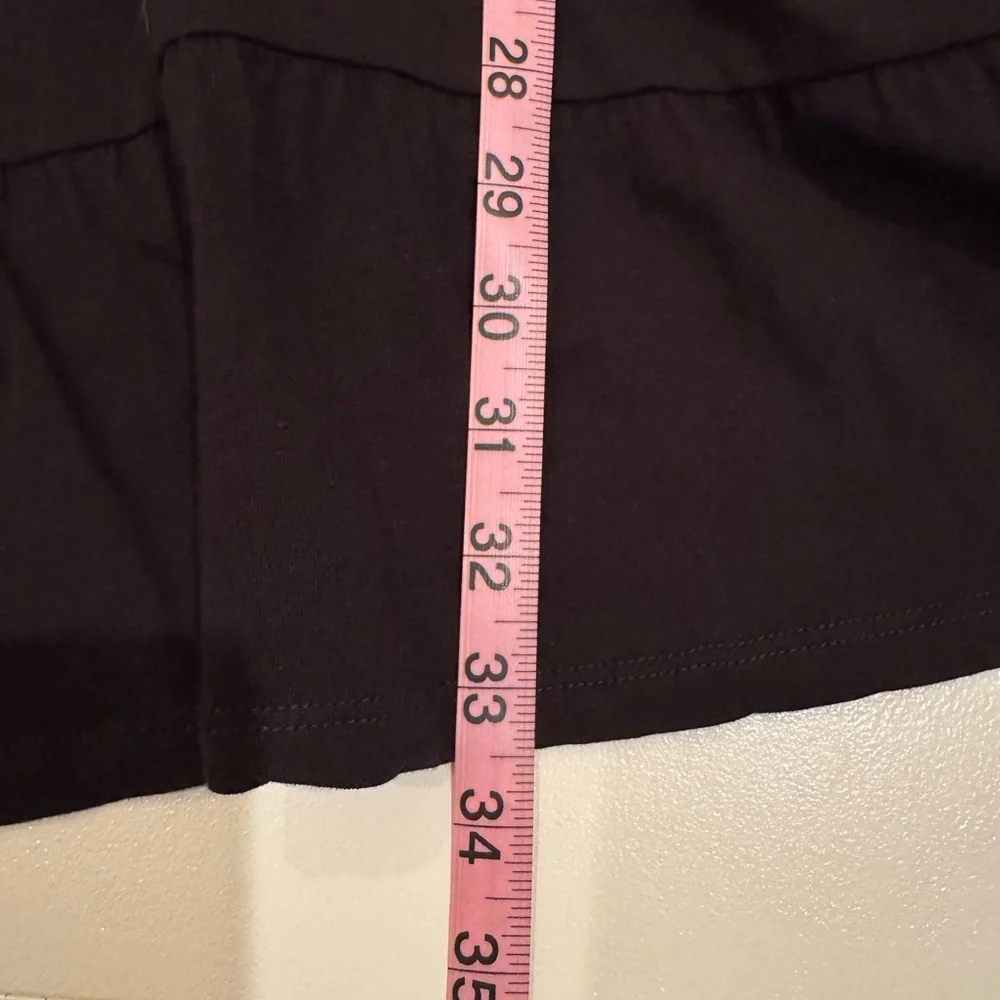 Tiered Black Jersey Dress Monogrammed “J”